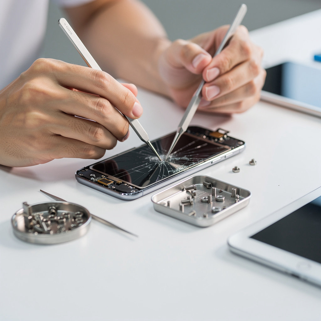 SD PHONE REPAIR technician performing expert iPhone screen repair in Chula Vista