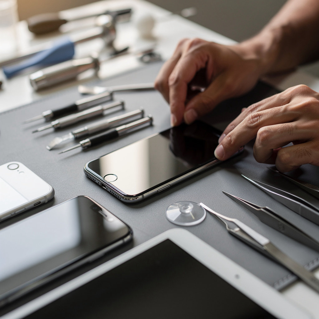 SD PHONE REPAIR expert technician performing a quality phone screen repair in Chula Vista